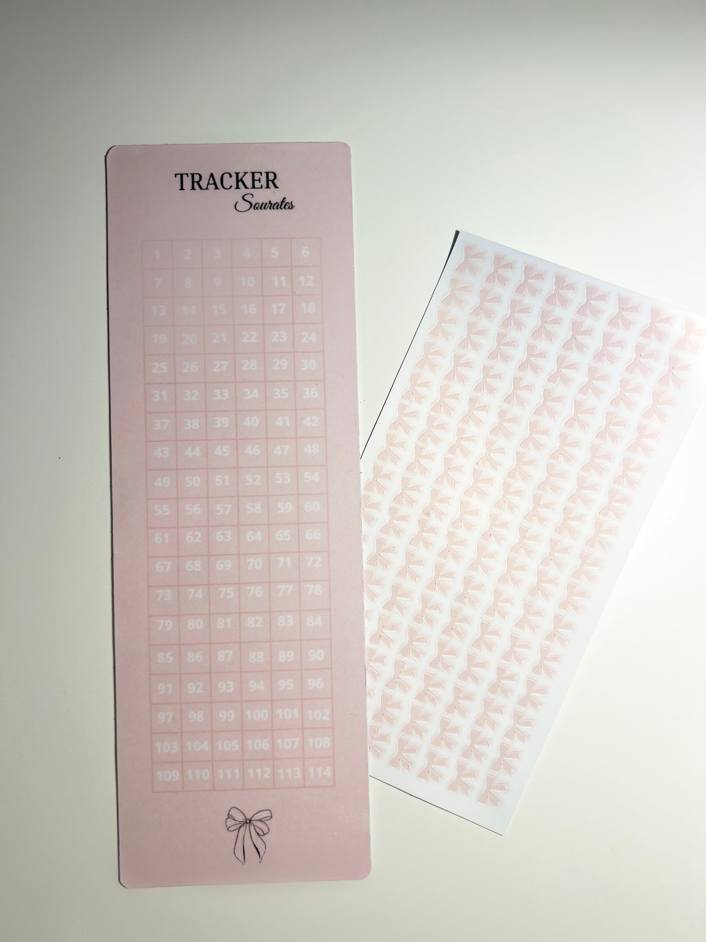 Marque page tracker sourate